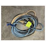 BLUE AND TAN DROP CORDS