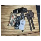 VINTAGE ADJUSTABLE WRENCHES AND BLOCK PLANES