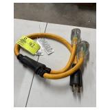 HEAVY DUTY TWIST LOCK PLUG TO REGULAR PLUG ADAPTOR