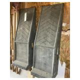 PAIR OF PLASTIC CAR RAMPS