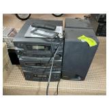 MAGNAVOX STEREO SYSTEM, TUNER, CASSETTE, CD PLAYER