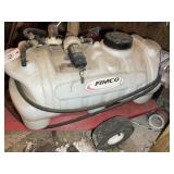 FIMCO PULL BEHIND 25 GALLON SPRAYER, UNKNOWN CONDI