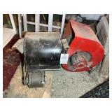 PAIR OF SQUIRREL CAGE FANS WITH MOTORS