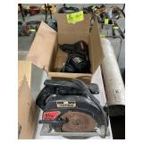 GROUP OF ELECTRIC TOOLS, CRAFTSMAN DRILL AND CIRCU