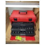 CRAFTSMAN TOOL SET, SOCKETS, 1/4, 3/8 AND 1/2 IN D