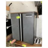 HUSKY TWO DOOR METAL CABINET, 27 IN X 19 IN X 33 I