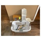 GROUP OF BATH AND LAUNDRY RELATED ITEMS, MEDICINE