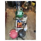 GROUP OF CARDENING ITEMS, SPRAYERS, SPRINKLERS, WE