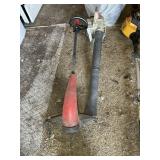 ELECTRIC STRING TRIMMER AND ECHO GAS BLOWER, UNKNO