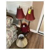 GROUP OF LAMPS, 16IN UP TO 35IN TALL