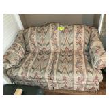 PARK PLACE UPHOLSTERED LOVE SEAT, APPROX 63 IN LON
