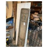 GROUP OF INCLUDING WOODEN TABLE BENCH