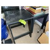 PAIR OF SIDE TABLES, 16 IN SQ X 20 IN TALL AND 16