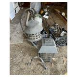 BUG ZAPPER AND HANGING LANTERN
