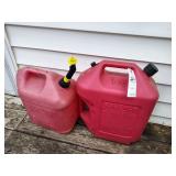 PAIR OF 5 GALLON GAS CANS