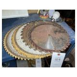 GROUP OF SAW BLADES, 10 IN AND 12 IN