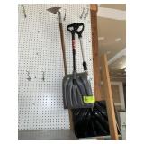 SNOW SHOVELS AND HOE