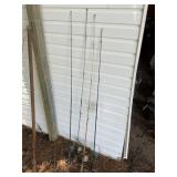 GROUP OF ZEBCO FISHING REELS WITH RODS