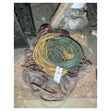 GROUP OF EXTENSION CORDS, SOME WITH CUTS
