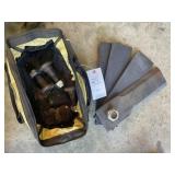 BAG WITH PAIR OF AMBUSHER BLADES, APPEAR TO BE NEW