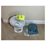 PAIR OF SMALL FANS