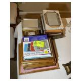 GROUP OF MISC PICTURE FRAMES, VARIOUS STYLES AND S