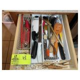 TWO DRAWERS OF ASSORTED KITCHEN UTENSILS