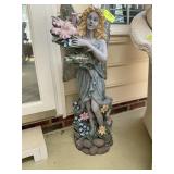 LARGE FAIRY FIGURINE, 34 IN TALL