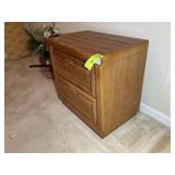 TWO DRAWER NIGHT STAND, 24 IN X 16 IN X 24 IN