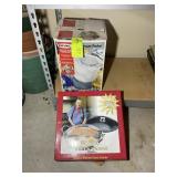 RIVAL ICE CREAM MAKER AND STAINLESS GRIDDLE