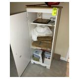 ONE DOOR STORAGE CABINET, 10 IN X 16 IN X 48 IN