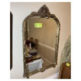 FRAMED DECORATIVE WALL MIRROR 26 IN X 41 IN