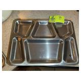 CARROLLTON MFG METAL TRAY, MARKED US 1951