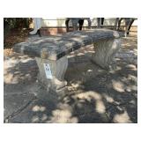 CONCRETE BENCH, 41 IN LONG X 15 IN TALL