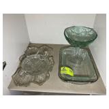 MIDDLE LEFT SHELF OF CABINET INCLUDING, GLASS SERV