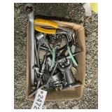 GROUP OF MISC TOOLS, PLIERS, CRIMPERS, CUTTERS