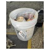 BUCKET WITH MISC TAPE