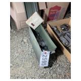 METAL AMMO CAN WITH MISC BEARING DRIVER DISCS