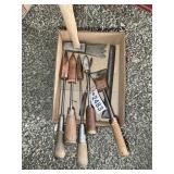 GROUP OF VINTAGE COPPER TIP SOLDERING IRONS