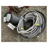 GROUP OF ROMEX WIRE AND COMMS CABLE
