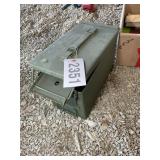 METAL AMMO CAN WITH CONTENTS, EXACTO KNIVES, ALLEN