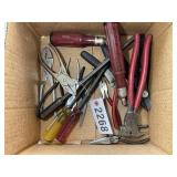 GROUP OF PLIERS AND CUTTERS