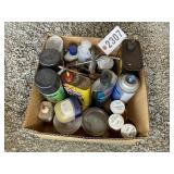 GROUP OF OILS, GREASE, LUBES, OILERS