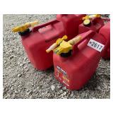 PAIR OF 5 GALLON GAS CANS