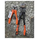 PAIR OF CRIMPERS, NICOPRESS SLEEVE TOOL