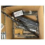 BOX WITH TAPER SHANK DRILL BITS FOR MACHINING
