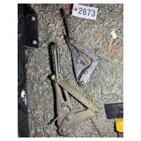 PAIR OF KLEIN TOOLS CABLE PULLERS