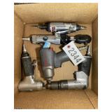 GROUP OF PNEUMATIC AIR TOOLS, RATCHET, DRILL, IMPA