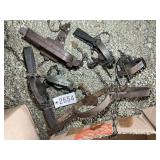 GROUP OF VINTAGE FOOTHOLD ANIMAL TRAPS, ONIDA