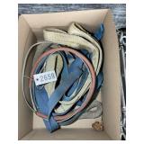 GROUP OF LIFTING STRAPS AND CABLE